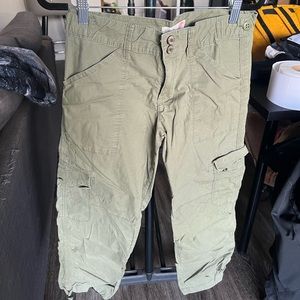 Blossom & Clover Olive Green Cargo Pants, Size 4